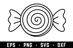 Candy Svg Design | Sweets SVG Cut files | Cricut Product Image 1