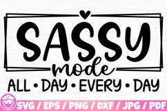 Sassy / Sarcastic Quotes x30 BUNDLE Svg/Eps/Png/Dxf/Jpg/Pdf Product Image 5