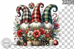 Christmas Gnome Sublimation - Clipart PNG Design Product Image 1