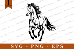Horse SVG, Horse vector, Horse Silhouette, Cut files Product Image 1
