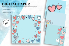 Heart Valentines Background Love Wallpaper Bokeh Backdrop_28 Product Image 1