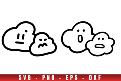 Christmas icon svg, icon png clipart, christmas outline svg Product Image 1