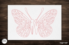 3D Butterfly Laser Cut | Glowforge | SVG Product Image 3