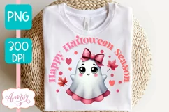 Pink Halloween sublimation PNG | Happy Halloween season PNG Product Image 2