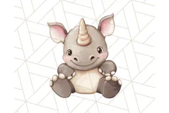 Jungle Safari Animals PNG Cute Pastel Wild Animal Clipart Product Image 4