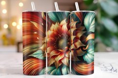 Flowers Tumbler Wrap | Sublimation | Tumblers Product Image 1