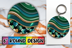 Enchanted Car Coaster Circle PNG, Pattern Product Image 1