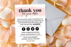 Thank you card for small business Portrait template Canva 10 Product Image 2