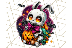 Pumpkin Party Halloween Clipart PNG, Cute Spooky Elements Product Image 4