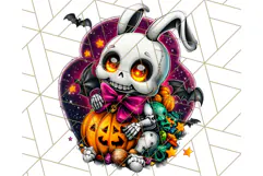 Pumpkin Party Halloween Clipart PNG, Cute Spooky Elements Product Image 4