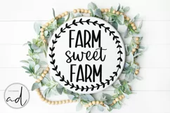 Farm Sweet Farm svg| farmhouse Sign Design Product Image 2