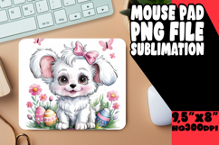 Timeless Mouse Pad Sublimation PNG, Cute Easter Product Image 1