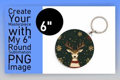 Creative Circle PNG Car Coaster Template , Holiday Product Image 1