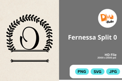 Fernessa Split Monogram Product Image 1