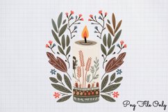 Scandinavian Folk Art Winter Clipart PNG Product Image 1