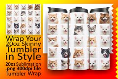 Tumbling with Adorable Cats: Sublimation Bliss Product Image 1
