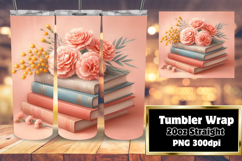 20oz Tumbler Wrap for DIY , Books Product Image 1
