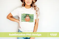 Happy St Patrick's Day PNG DTF Irish Lucky Leprechaun Beer Product Image 3