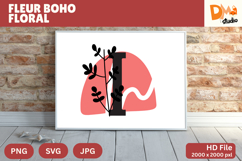Fleur Boho Floral Monogram Product Image 1