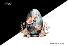 Easter Clipart, Easter Egg Clipart, Easter Bunny Png Product Image 1