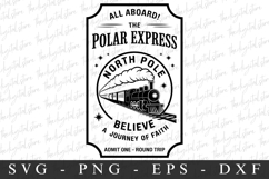 Polar Express Svg | Christmas svg Product Image 1