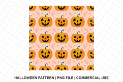 Halloween Pumpkin Pattern Png | Sublimation | Digital Paper Product Image 1