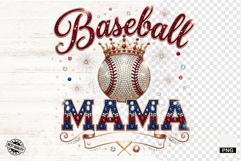 Baseball Mama Png Sublimation - Mothers Day Png Product Image 1