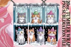 GIFT OF BLISS 20oz TUMBLER WRAP, Funny Cat Product Image 1