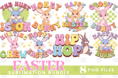 Easter Sublimation PNG Bundle Bunny Chick Farm Hip Hop Joy Product Image 1