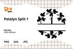 Petalyn Split Monogram Product Image 1