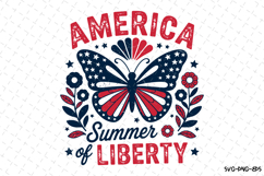 America Summer of Liberty Svg | Quotes Svg | Svg Cut Files Product Image 1