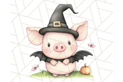 Halloween Animal Costumes PNG, Cute Spooky Animals Clipart Product Image 4