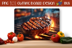 Beef Steak Cutting Board Design, Kitchen Cutting Board Product Image 1