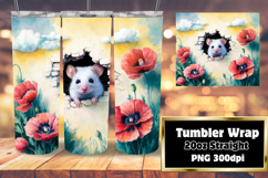 Personal Touch: 20oz Tumbler Design , Animals In Wall Product Image 1