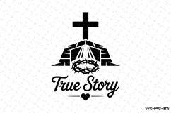 True story SVG | SVG Cut files | Cricut Product Image 1