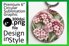 Lovely Round Design for Car Coasters , Flowers Product Image 1