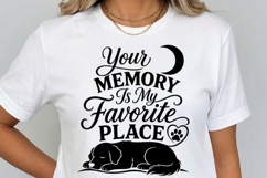 Dog Memorial PNG Bundle, Pet Loss Quote Clipart, Rainbow Product Image 3
