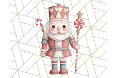 Nutcracker Clipart, Festive Holiday Toy Soldier PNG Art Product Image 4
