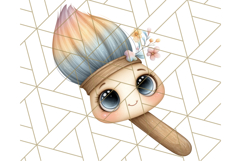 Simple School Supplies Clipart, Cute Classroom PNG Product Image 4