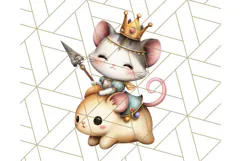 Princess Animal PNG Clipart with Crowns & Royal Accessories Product Image 4
