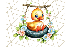 Summer Rubber Duck Clipart PNG, Cute Yellow Ducks Clip Art Product Image 4