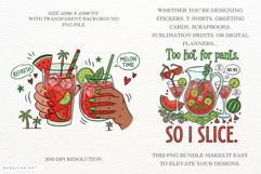 Summer Watermelon PNG Sublimation Product Image 2