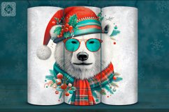 4 Christmas Bear Tumbler Wrap 20 oz Product Image 5