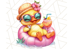 Cute Animal Pool Floaties PNG, Summer Beach Swimming Clipart Product Image 4