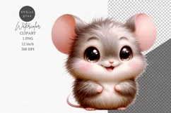 Farm animals clipart, Mouse clipart, Cute animals Product Image 1