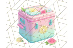 Pink and Mint Summer Clipart PNG Beach Icons, Summer Fun Png Product Image 4