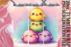 Sweet Joy 20oz tumbler wrap, Cute Animals Product Image 1