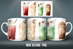 Sweet Drink Coffee Mug Wrap Sublimation Designs | Coffee Mug Product Image 4