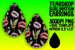 Lovely Teardrop Design for DIY Projects , Flowers Product Image 1