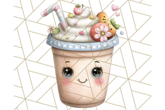 Fruit Doodles Clipart, Cute Cartoon Fruit PNG, Kawaii Food Product Image 4